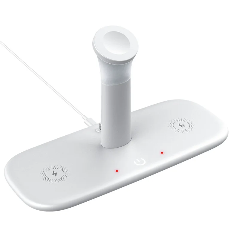 
New products 15W 5 in 1 fast wireless charger with LED night light stand wireless charging dock 