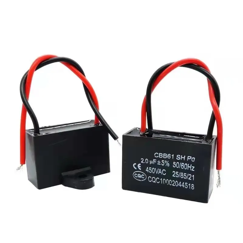China New products Electronic components CBB61 450V 2.5uf refrigeration accessories Run capacitor motor