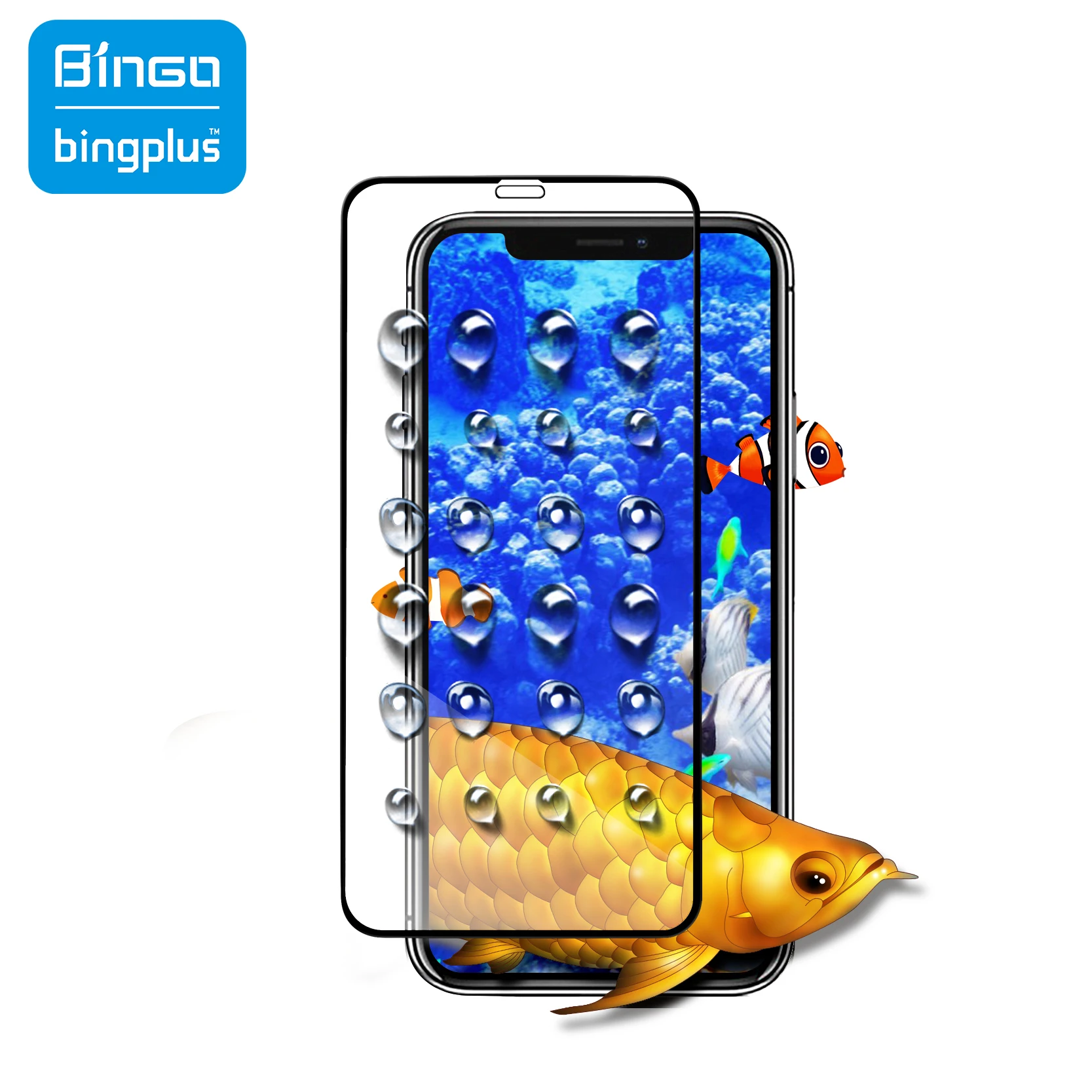 10D big round edge tempered glass screen protector for iphone 14 full glue anti explosion screen glass protector