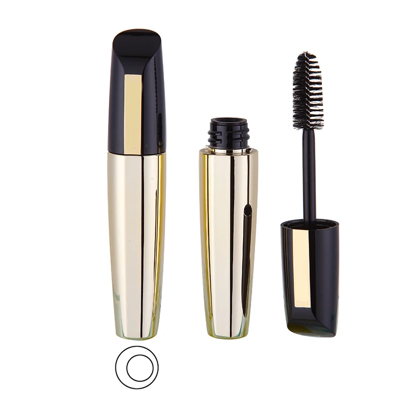 Factory Price Custom Logo Empty Mascara Tubes Bulk Colorful Gold Green Mascara Tube With Brush