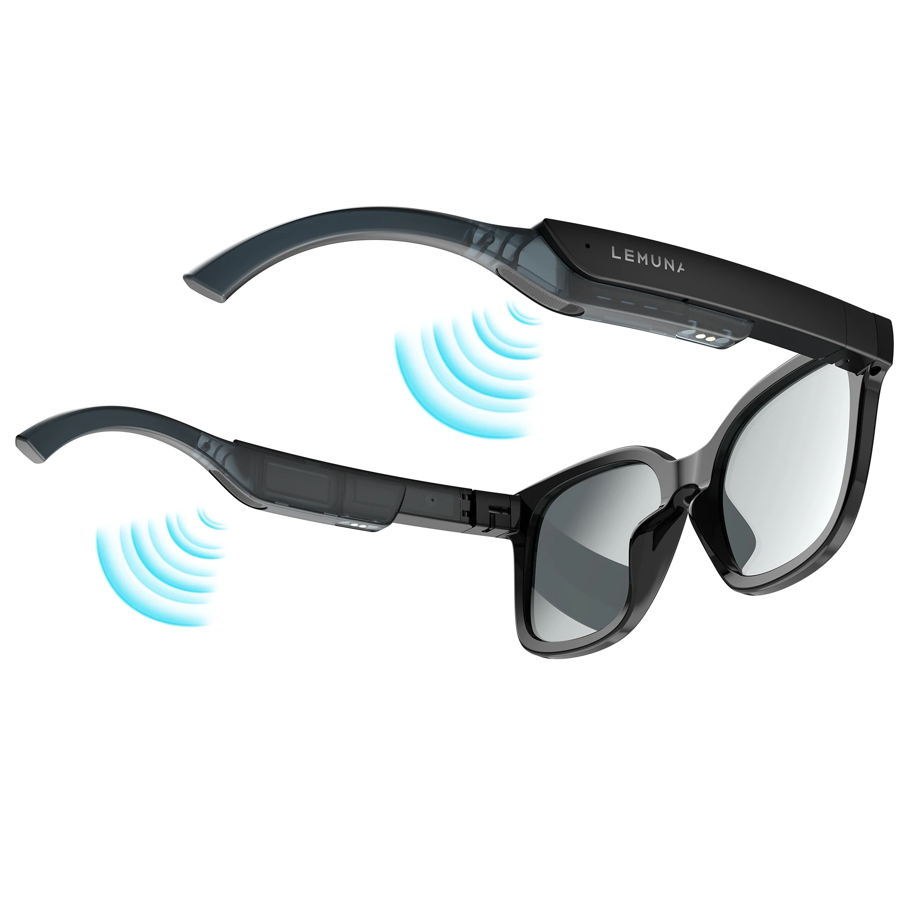 LeMuna Myth 1 smart glasses with open-audio for business outdoor protect from the sun