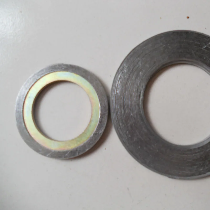 Hydraulic valve pipe thread connection static sealing gasket industrial sealing metal spiral wound gasket