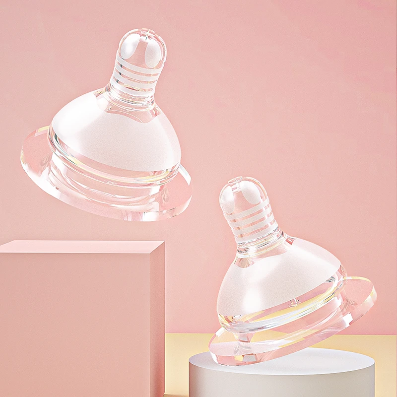 Spot Sales Food Grade Silicone Nipple Baby Bottle Nipple Wide Neck Baby Bottle Nipples