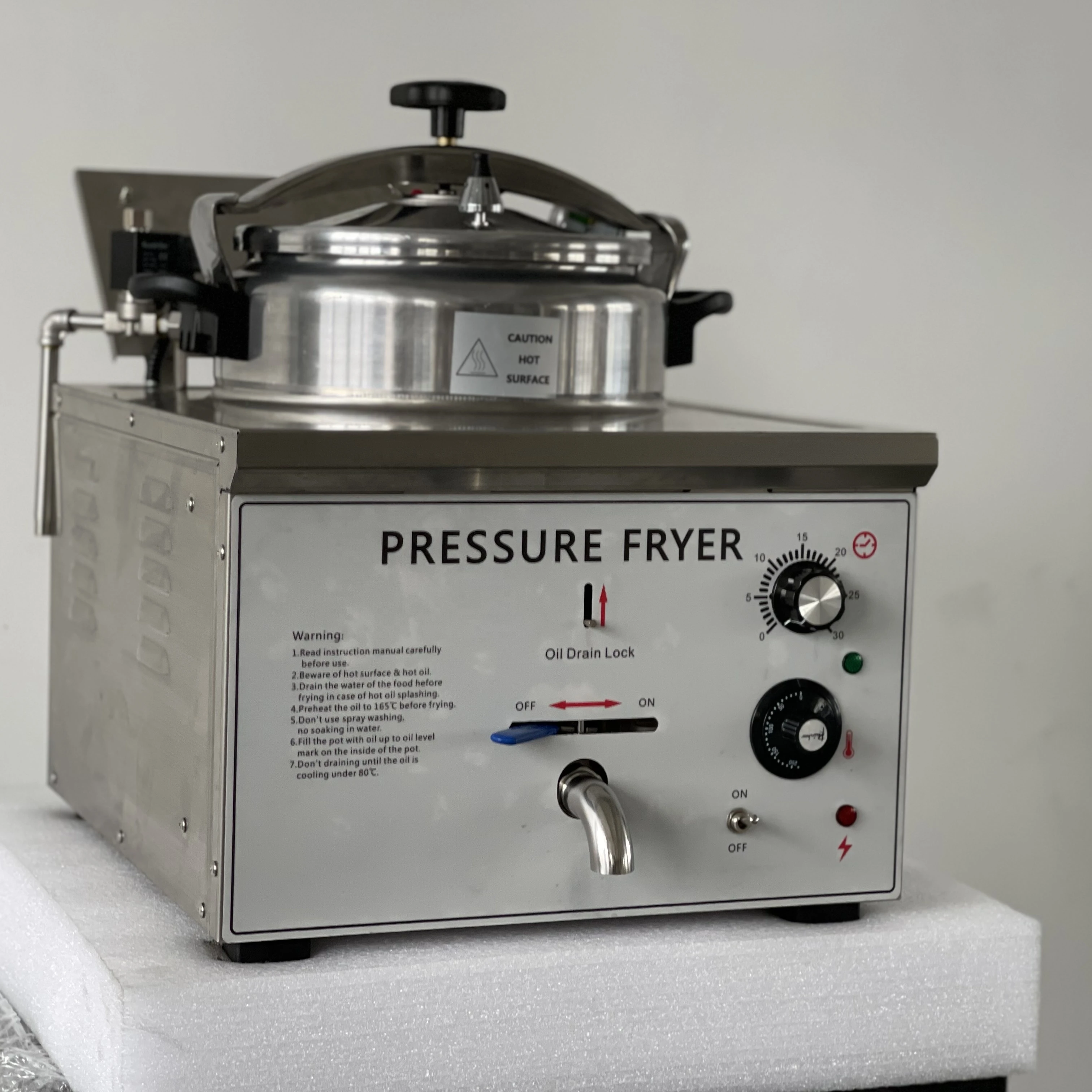 Фритюрница электрическая 16 л нержавеющая