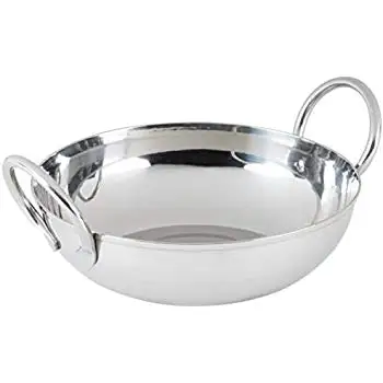 Dish-Stainless Steel Deep Indian Kadai
