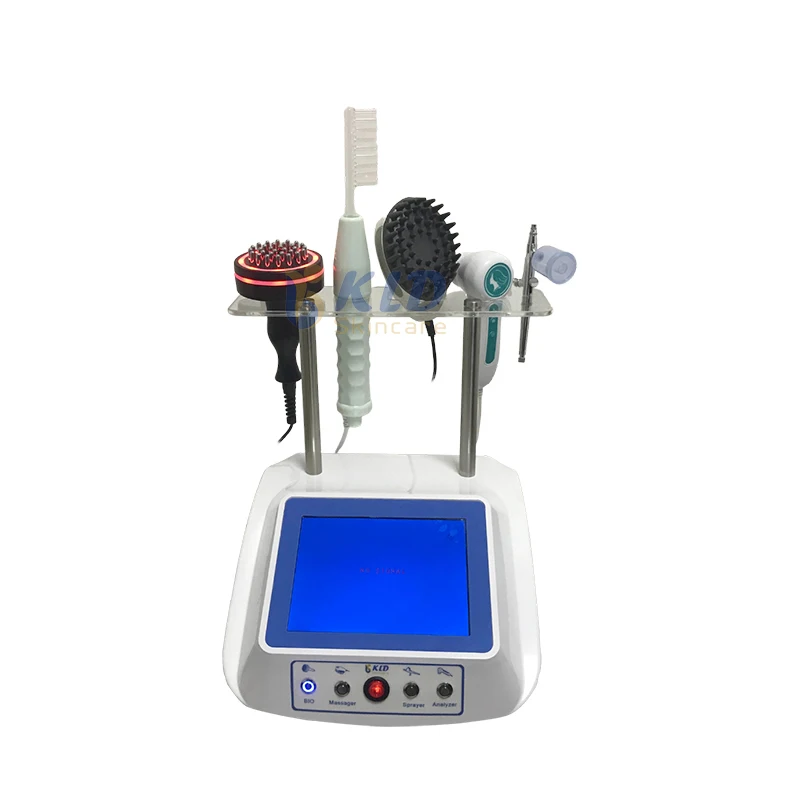 Профессиональный высокочастотный микротоковый анализатор кожи головы, массажная система против выпадения волос, устройство для лечения роста волос