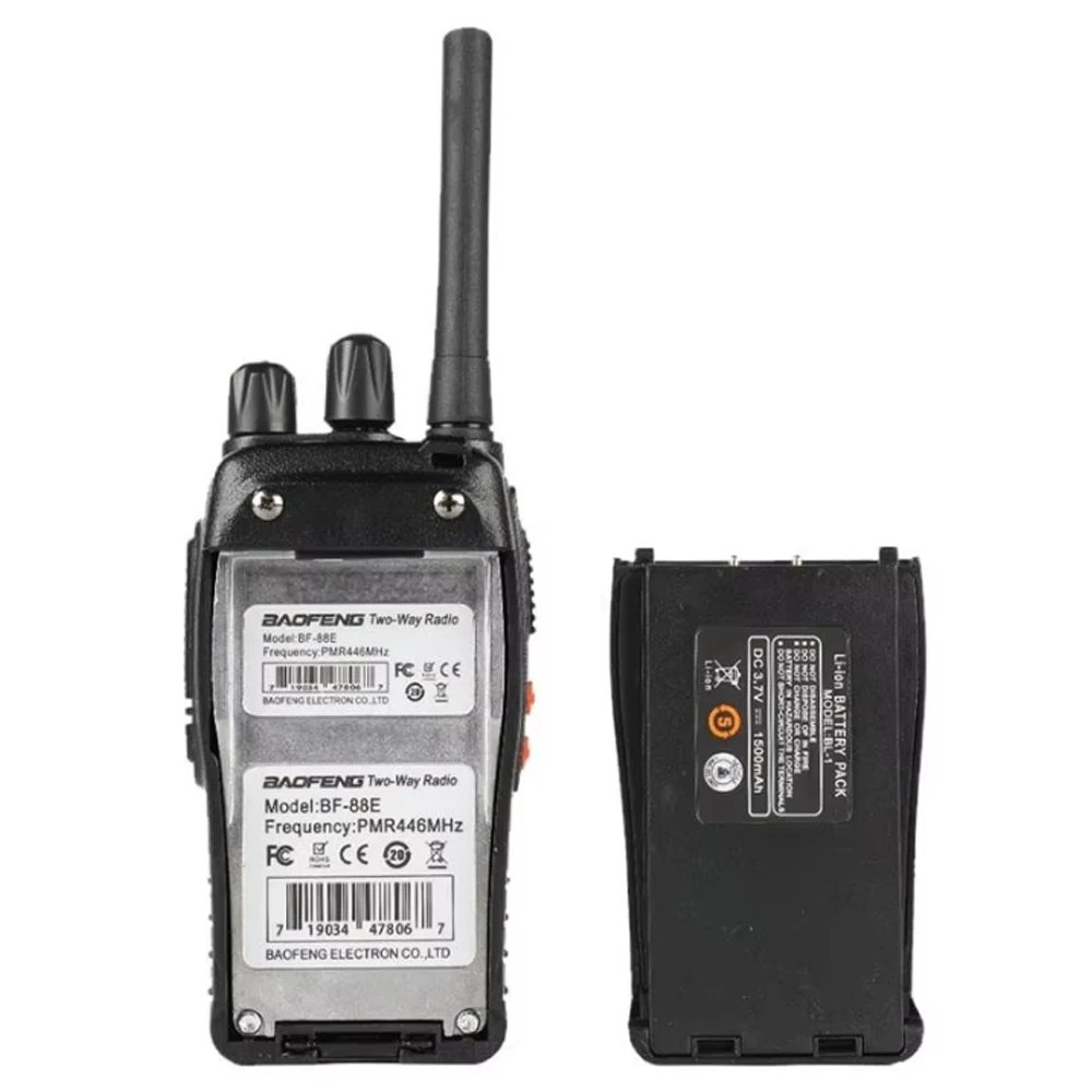 BF-88E Baofeng 16-каналы цифровая Лицензия GMRS Бесплатная радиосвязь 446 00625-446 19375 МГц включая USB-наушники
