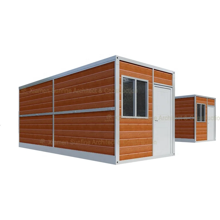 Foldable shipping portable designer container mobile prefab home glass wall modular steel house store