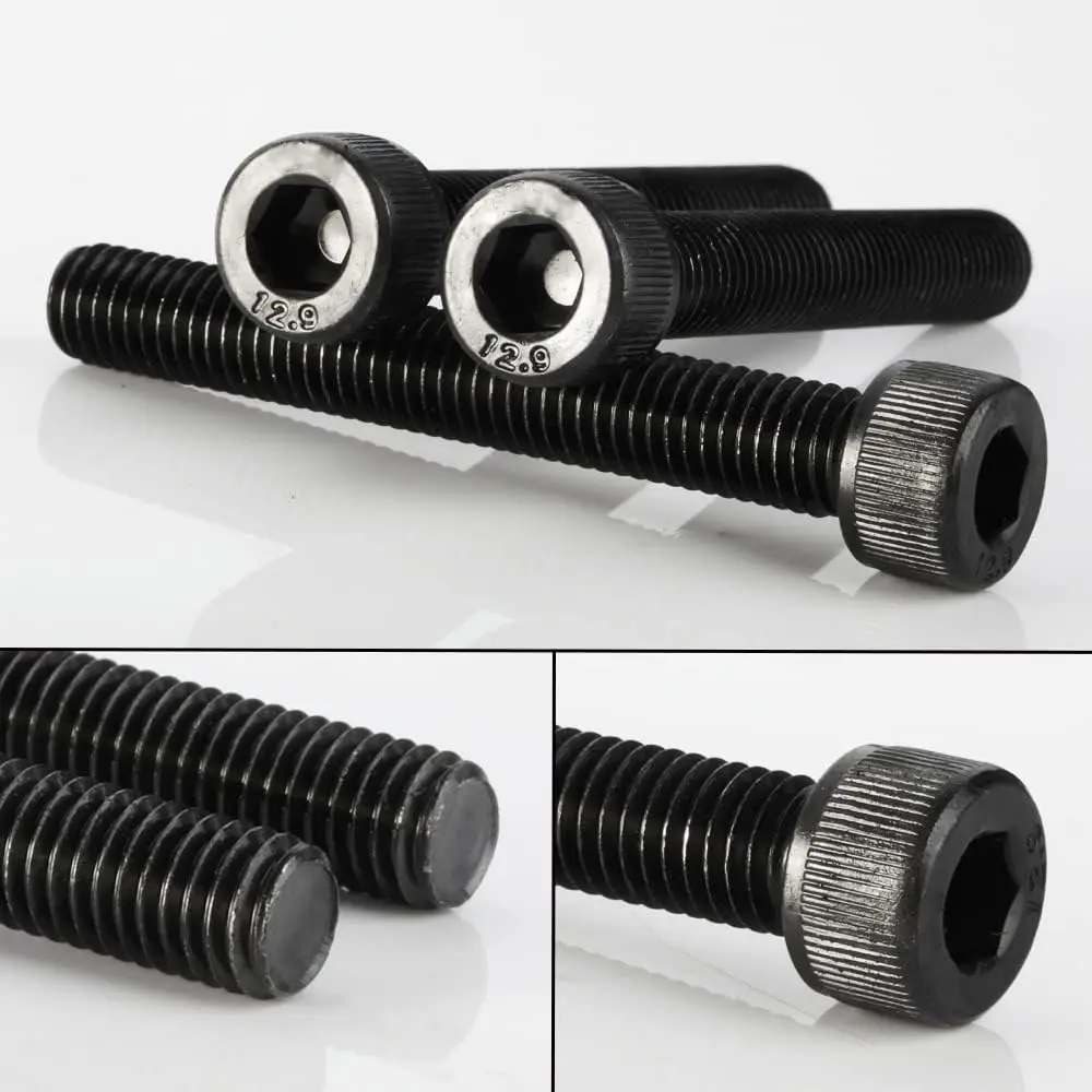 Fastener Socket Head Cap Screws Cap Bolts12.9 Grade Alloy Steel Black Oxide Allen Hex Drive Bolts Screws
