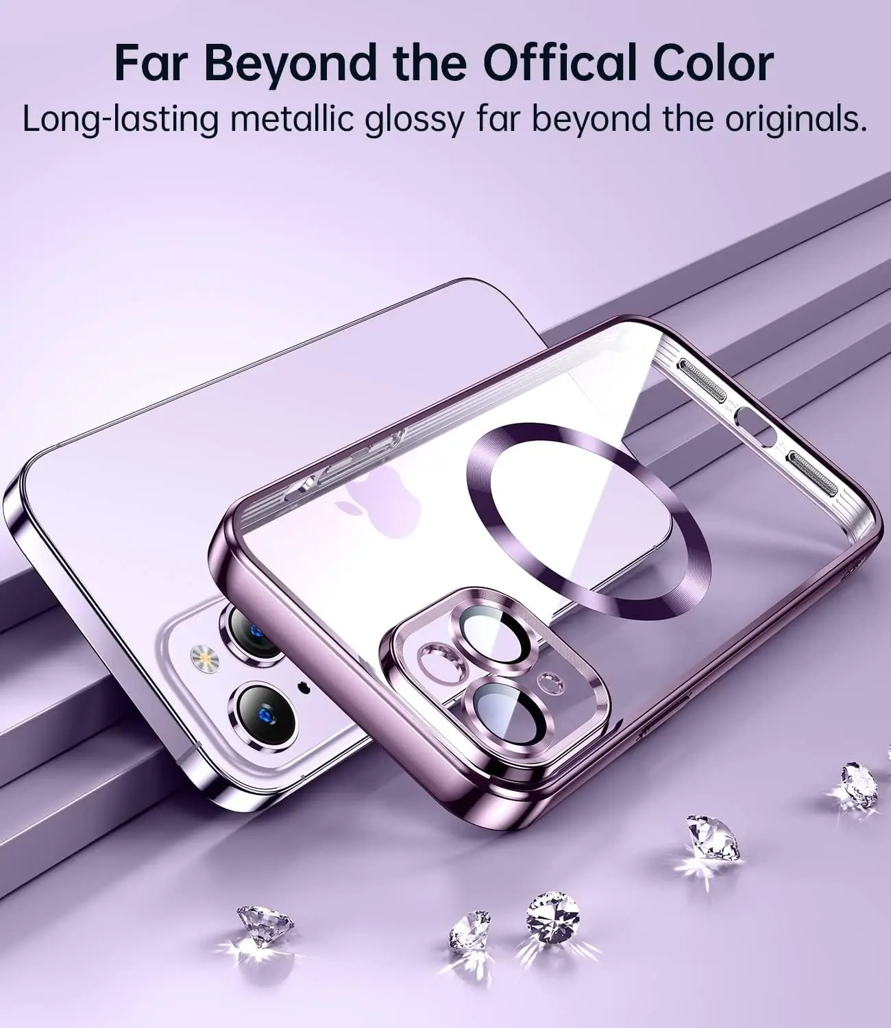 Magnetic Case For iPhone 15 14 13 11 Pro Max Plus Luxury Camera Lens Protection Electroplate Shockproof Soft TPU Magsafes Cover