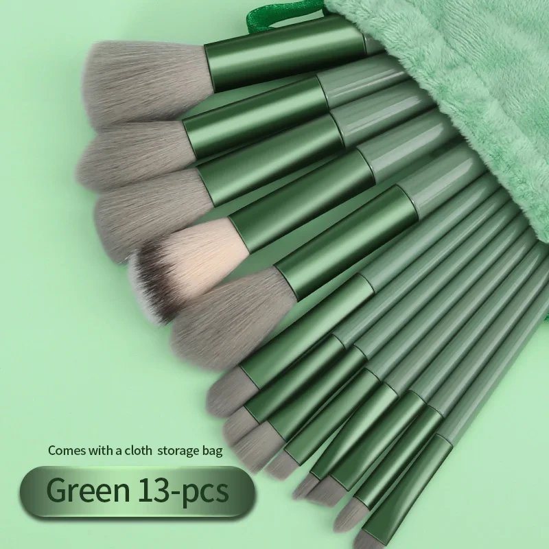 13Pcs Custom Logo MakeUp Brushes Makeup Brushes Set Soft synthetic fiber cosmetic tools make up brushes