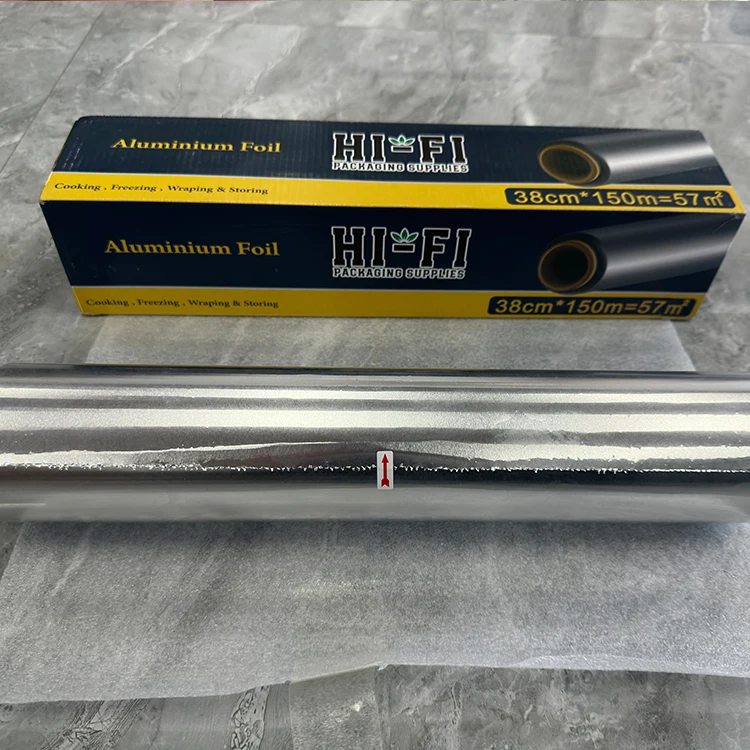 High Quality Biodegradable Eco-Friendly Oem Accepted Kitchen Catering Aluminum Tin Foil Household Aluminum Foil roll