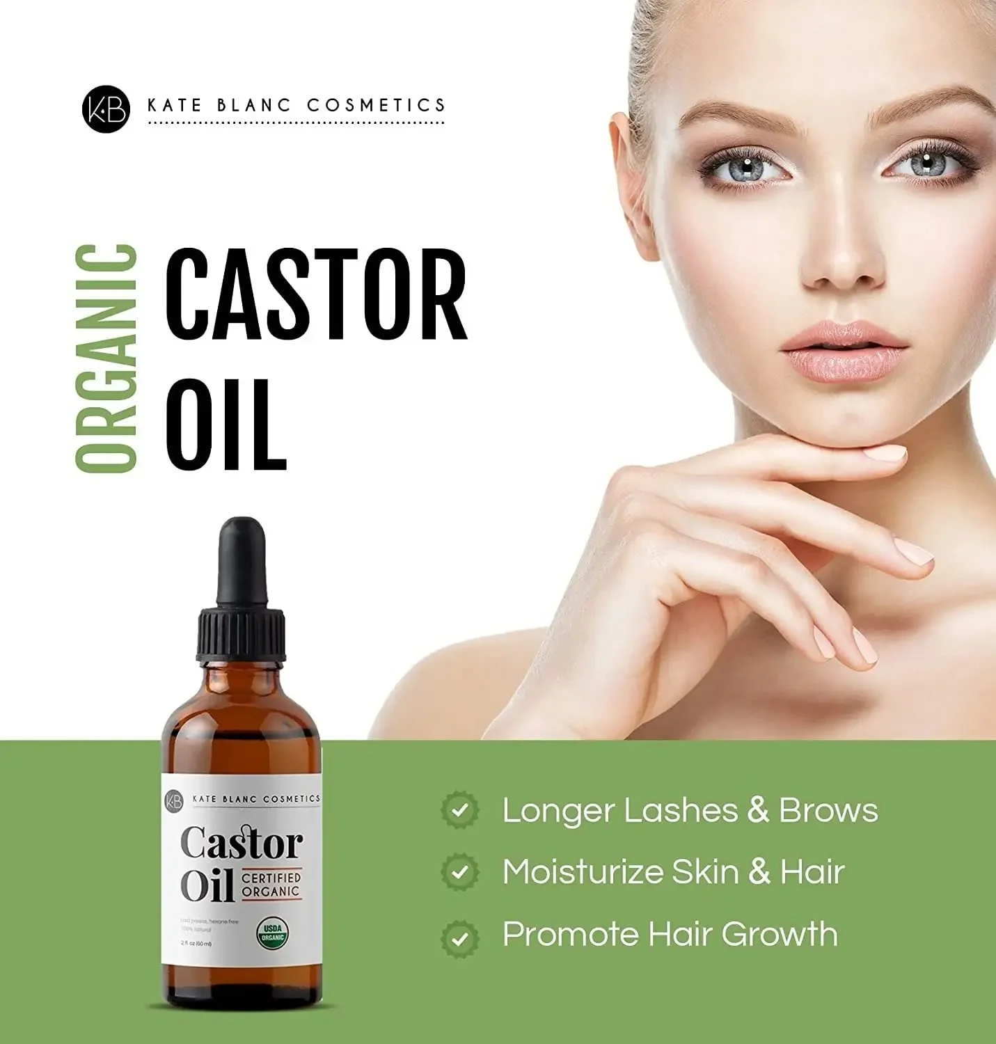 Hair Care Products Castor Oil Cleaning Grease Skin Care Skin Moisturizer Repair and Nourishing Hair Growth Oil Essential Oil