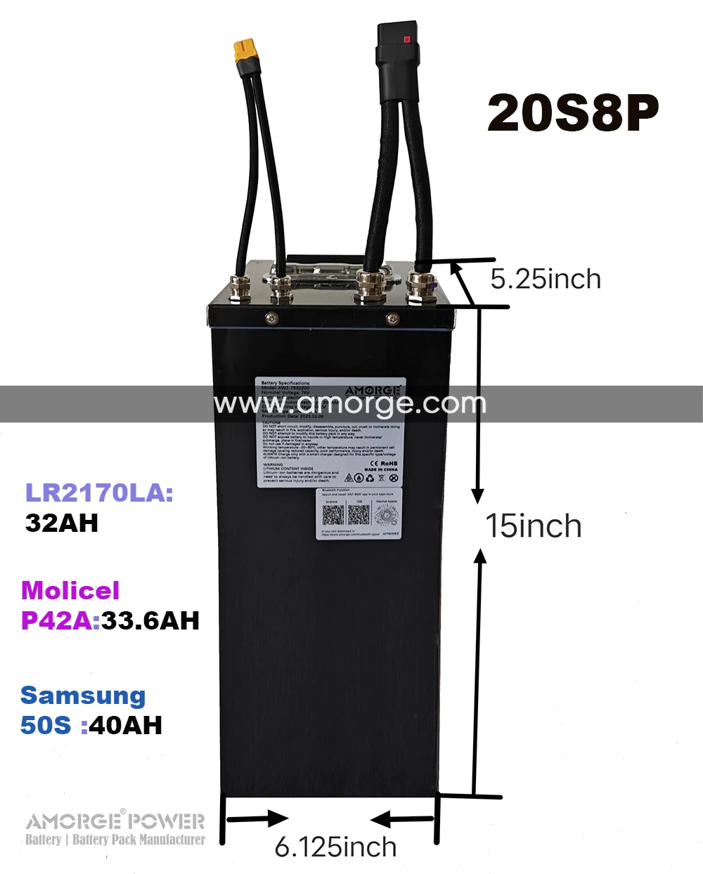 SURRON Light Bee X Battery Large Capacity 60V 72V Ant BMS Motorcycles Off-road Dirtbike SUR-RON