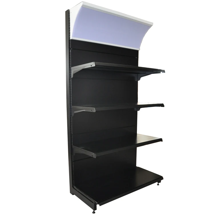 High Quality Custom Supermarket Display Shelf Led Stainless Steel Grocery Shelves