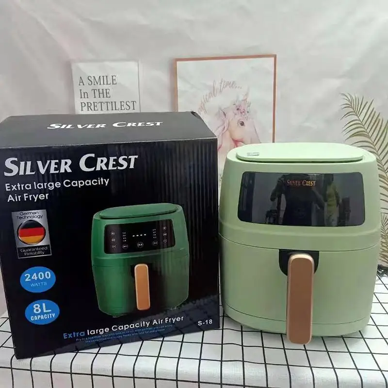 Family and party size 8l air fryer oven silver crest air fryer In Stock Mini Frying Small Deep Cooking Air Electric Fryers