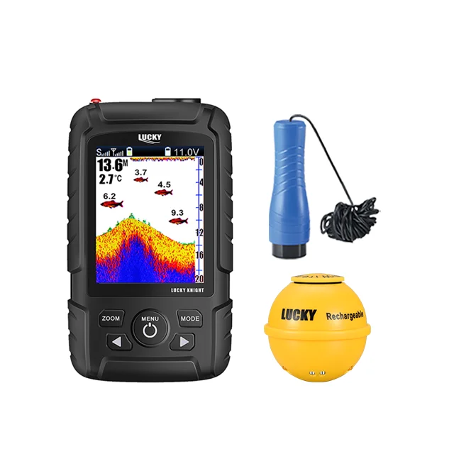 Lucky Fish finder FF718LIC-LAIce side scan sonar with Optical format