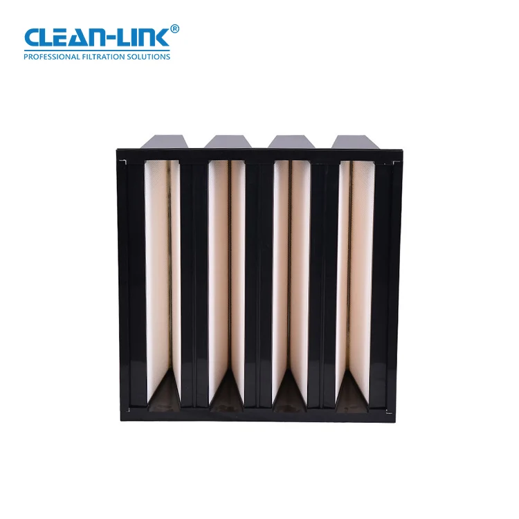 Medium V-Bank Filters Air Purifier 4v Pleated Filter for Air Conditioning Hepa Filter