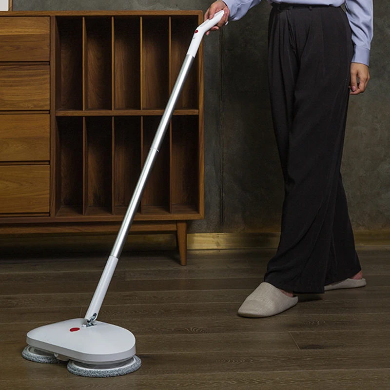 Jesun Telescopic Household Spin Vacuum Mop Floor Wireless Electric Hand Mopping Robot Cleaner
