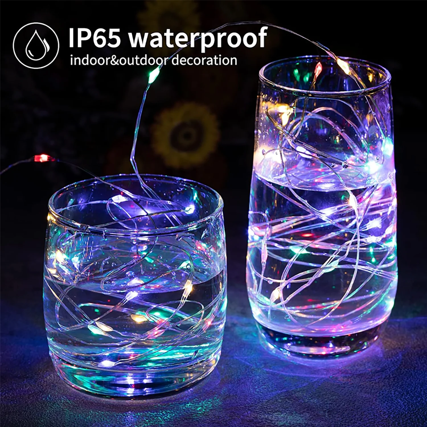 Светодиодные рождественские гирляндные светильники dc5v 0 05 Вт ws2811 rgb в погоне за цветными медными гирляндами