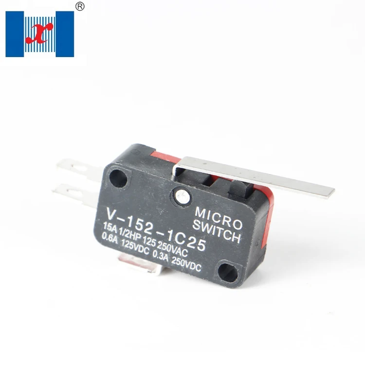  sensitive zippy micro switch 16A 250VAC with long straight