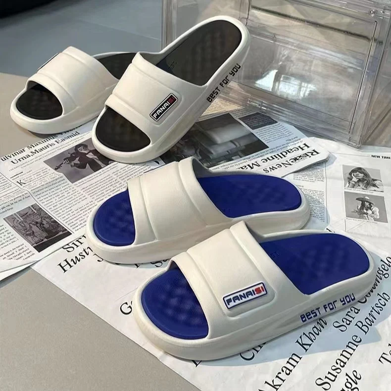 Pillow Slides pflops for men home slipper Summer Fashion Thick Bottom Step On Shit sport Slippers Outdoor Indoor Sandals