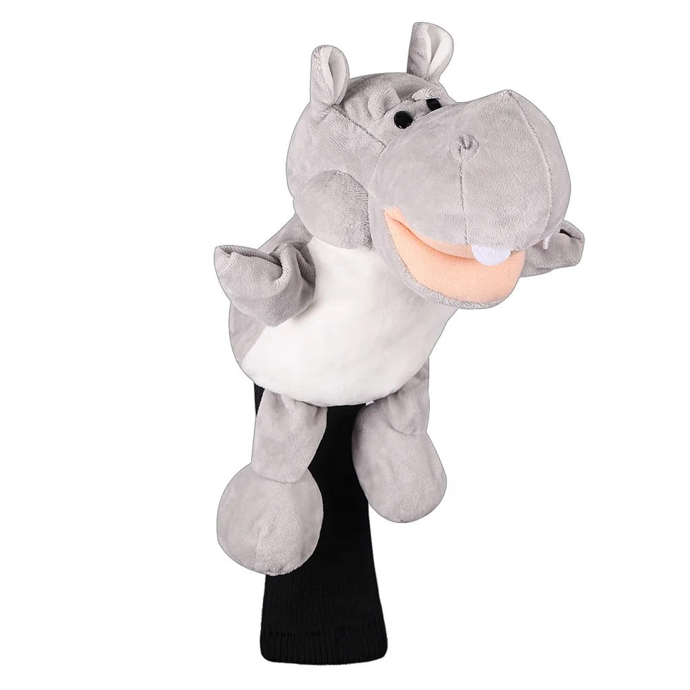 Cartoon Lion Animal Covers Custom Golf Headcover Plush Golf Driver Head Cover