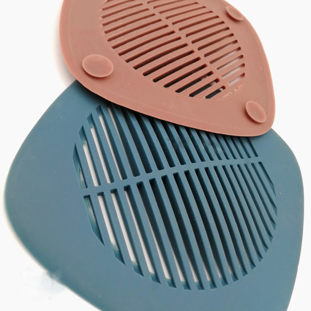 Shower Sink Drain Stopper Durable Strainer Silicone Hair Filter