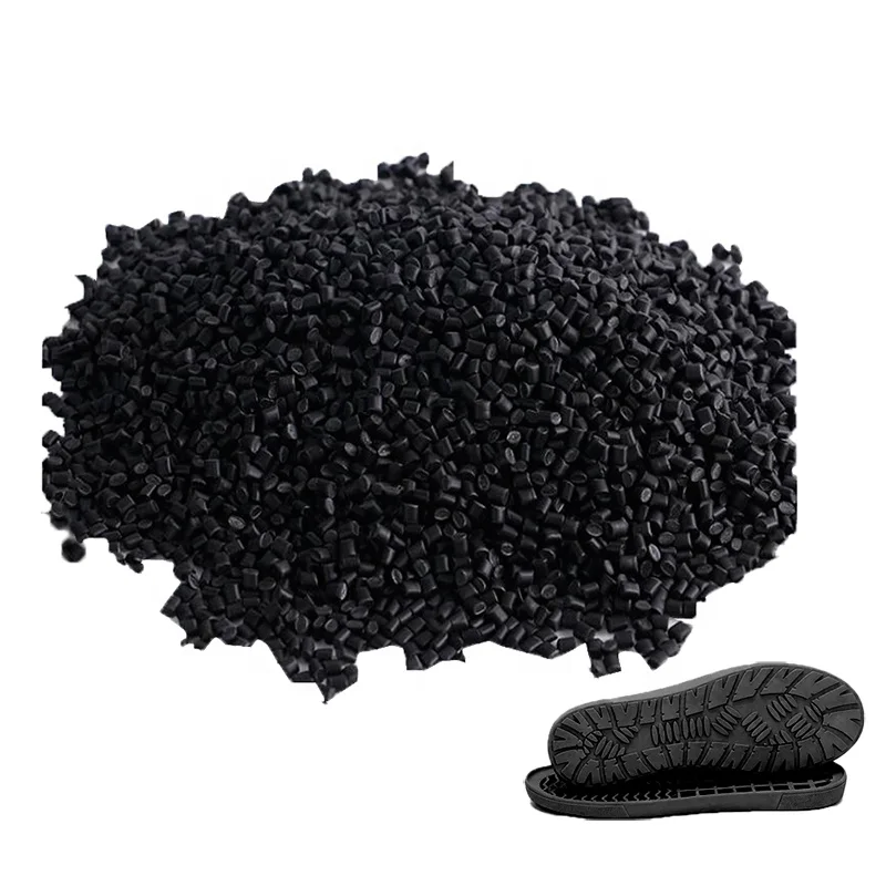Black Yoga mat Thermoplastic Elastomer Rubber TPE TPR Compound Raw Material