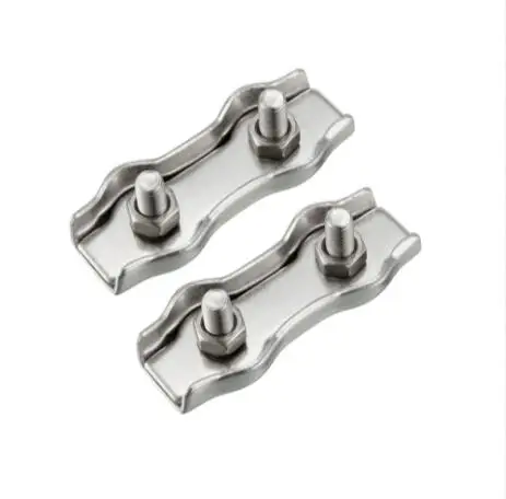 Hot Sale Grade 304/316 Stainless Steel Duplex Wire Rope Clips 2mm 10mm