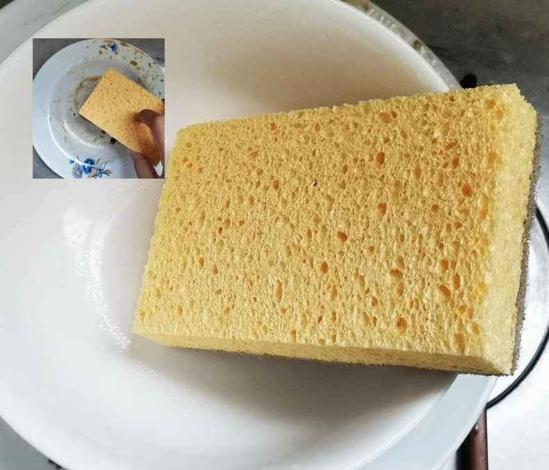 Полностью натуральная Кокосовая шелуха биоразлагаемая губка для мытья посуды без отходов