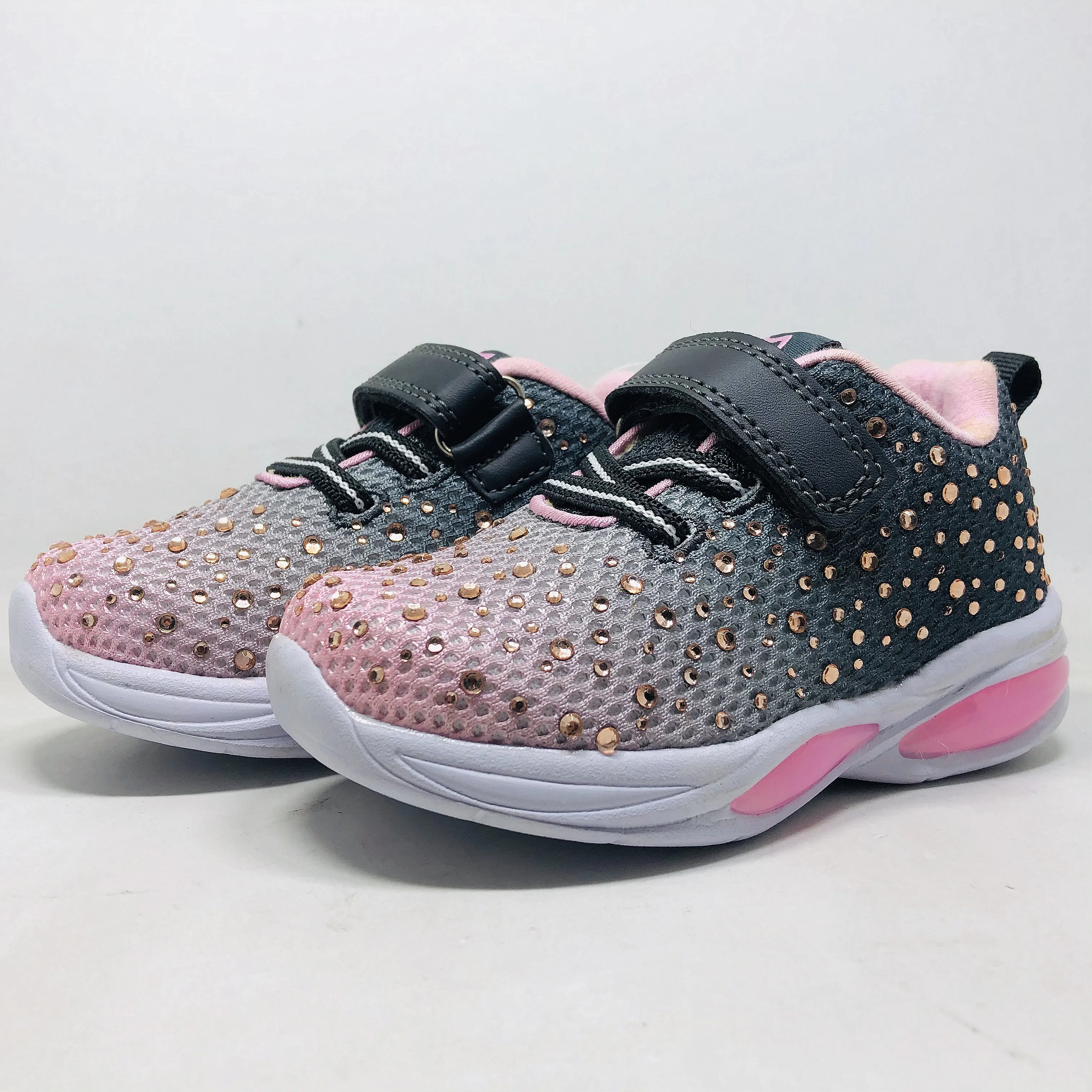 SUNTOP custom wholesale fashion girl shoes pink spot series