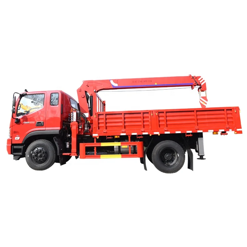 Ready Stock 14 Ton Truck Crane Hydraulic Arm Truck Mounted Crane Color Customization