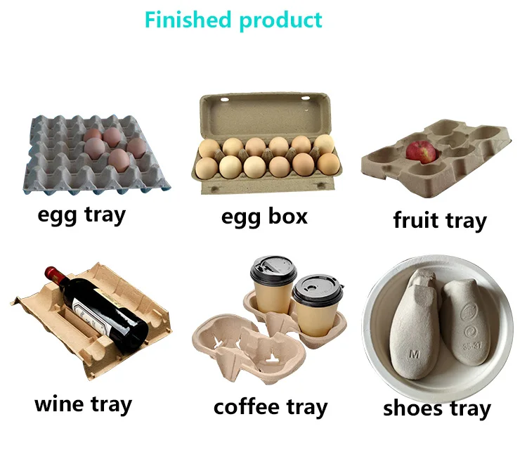 Beston 1200-1500pcs/h paper pulp egg carton tray making machine price automatic with drying system