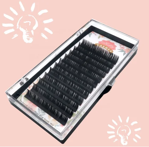 All size JBCD curl prime human hair lash eyelash extensions