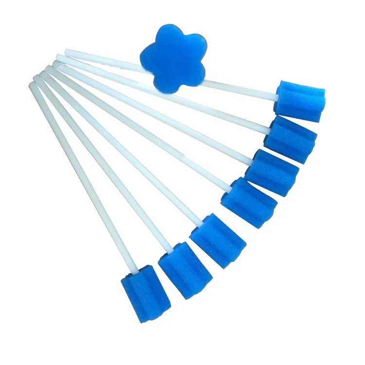 Disposable Medical Patient Mouth Cleaning Sponge Stick Foam Oral Swab