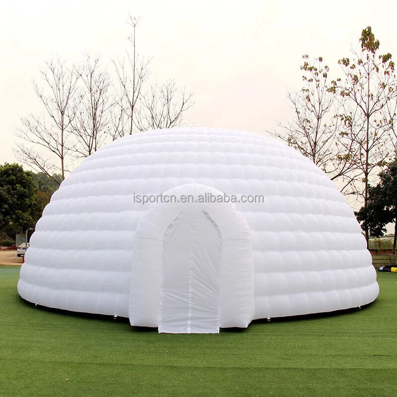Party Led Snow Bubble Dome Customized With Inflatable Igloo Tent For Kids