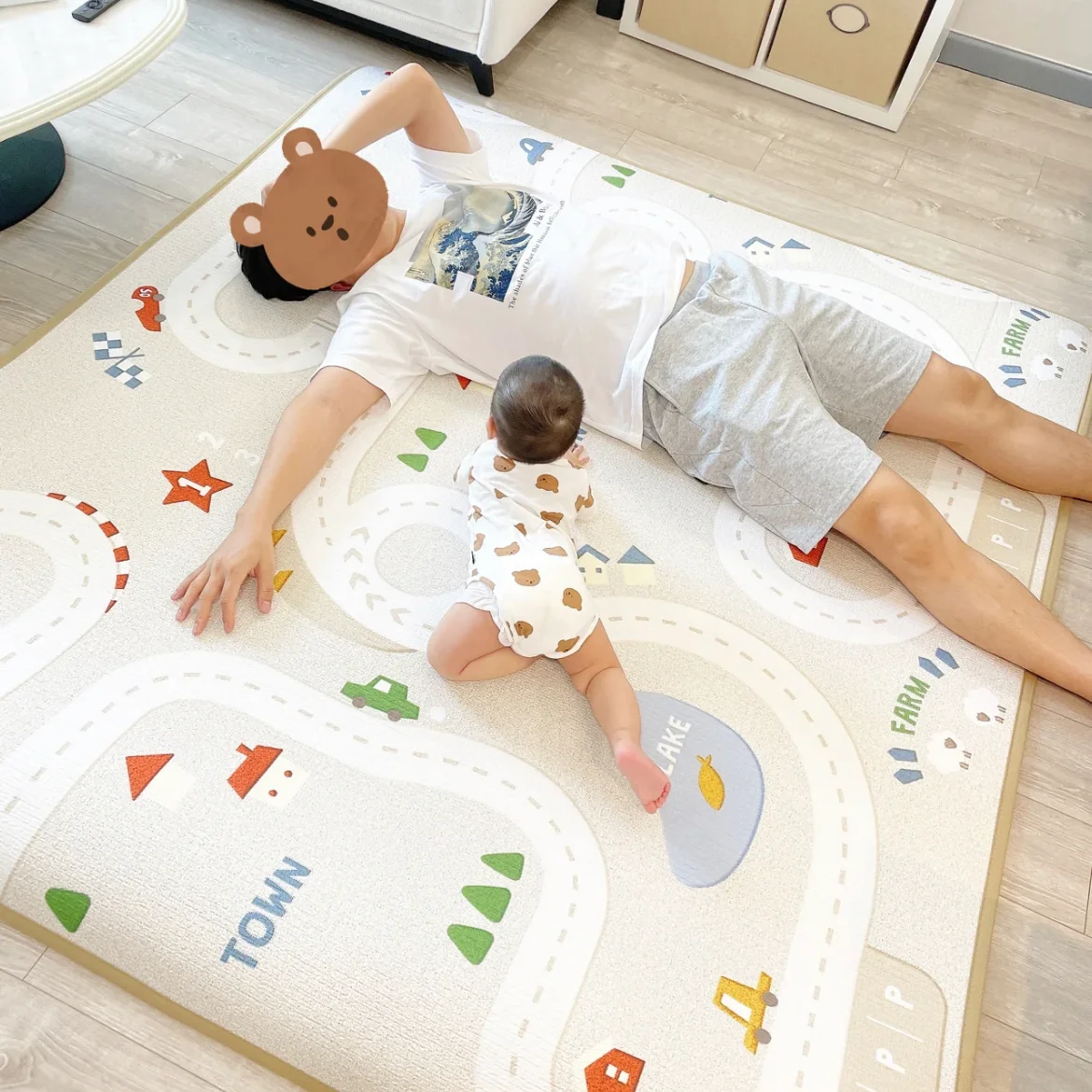 Hot Sale Baby Care Activity Foldable Waterproof Floor XPE Foam Folding Play Mat For Kids Children And Babies Care Play Mats