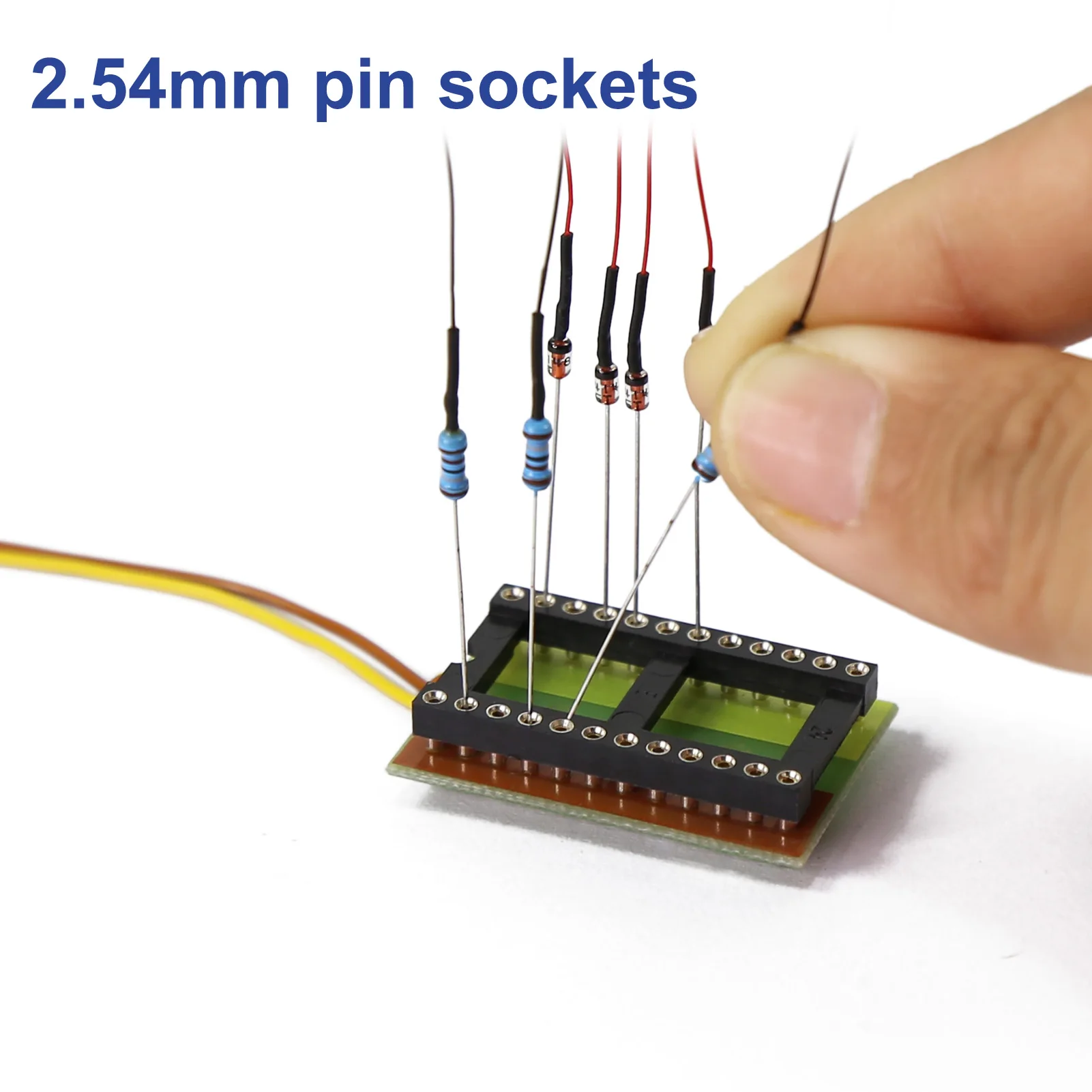 LR0603 20 шт. Предварительно проводной провод 50 см 0603 SMD светодиодные фонари + резистор выпрямитель