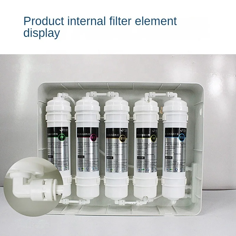 OEM/ODM Home Kitchen Sink PP GAC CTO UF T33 5 Stage Direct Drinking UF Water Filter alkaline water purifier