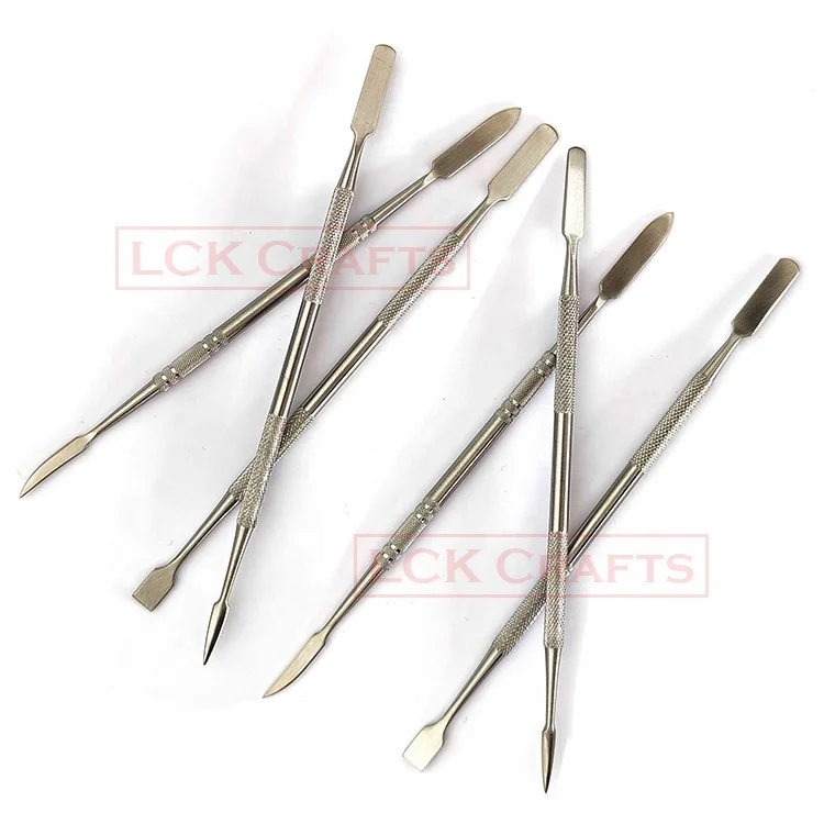 Wax Clay Modeling Sculpting Carving Tools Polymer Pottery Clay Dental Carver Tool Set 12 Pieces Stainless Steel Wax Carvers Set