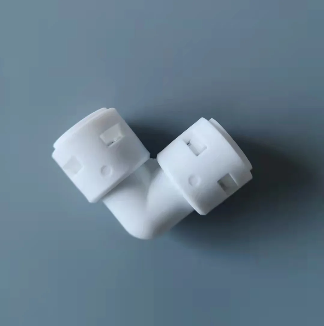 1/4' 3/8' L Push Fitting  Pipes Connect Push Fit Connection Water Purifier Filter Fitting Quick Connector