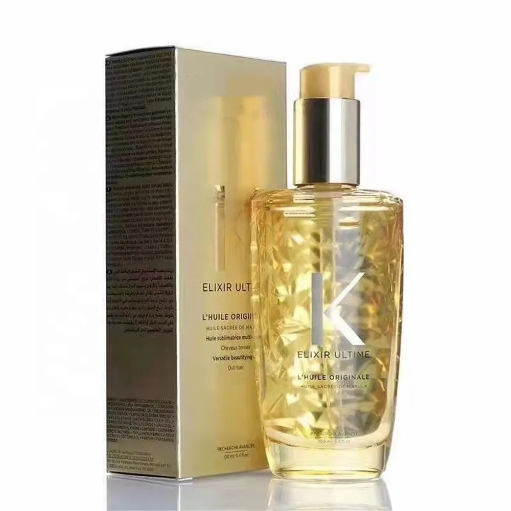 Wholesale Price  High Quality 100ml Luxury Brand Essence Pure Shine Essential Oil For Hair Car