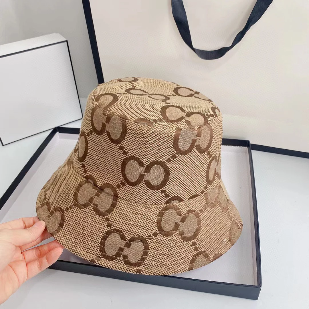Wholesale Bucket Hat Custom Logo Men Women Fashion Fisherman Summer Brand Casual Caps Designer Luxury Bucket Hats