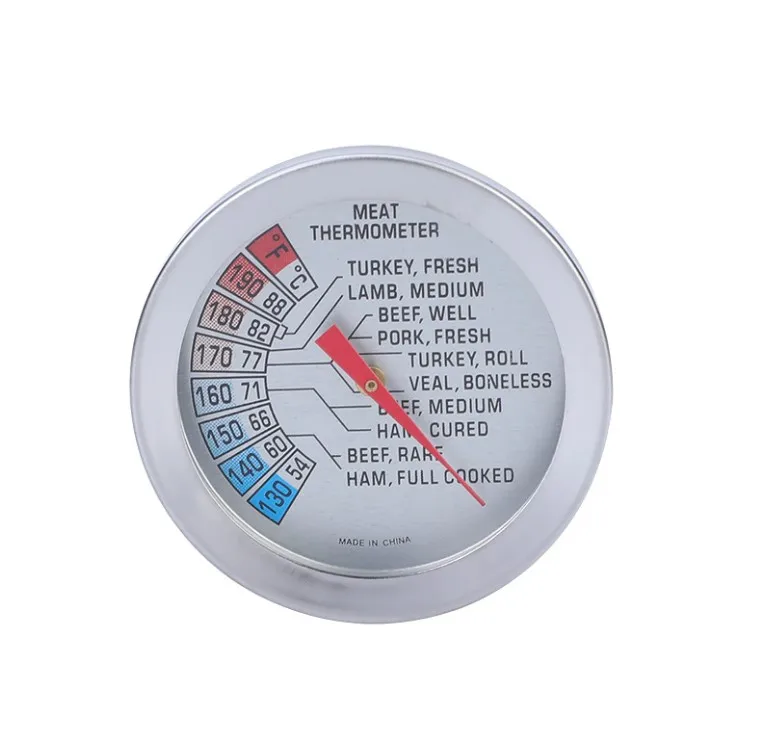 Kitchen Food  Cooking  Thermometer Probe Thermometer Food Meat Gauge BBQ Smoker Grill Dial Type