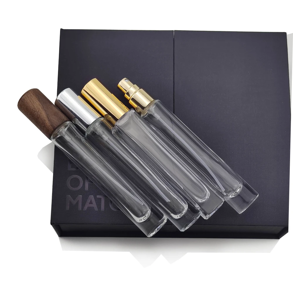 Guangzhou factory wholesale high quality refillable 10ml empty glass spray perfume bottle