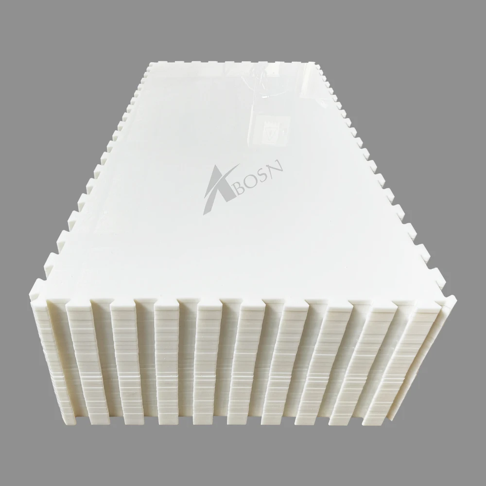 Low cost PE simulated ice hockey rink synthetic ice