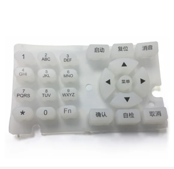 High quality silicone rubber push button covers for electronic product