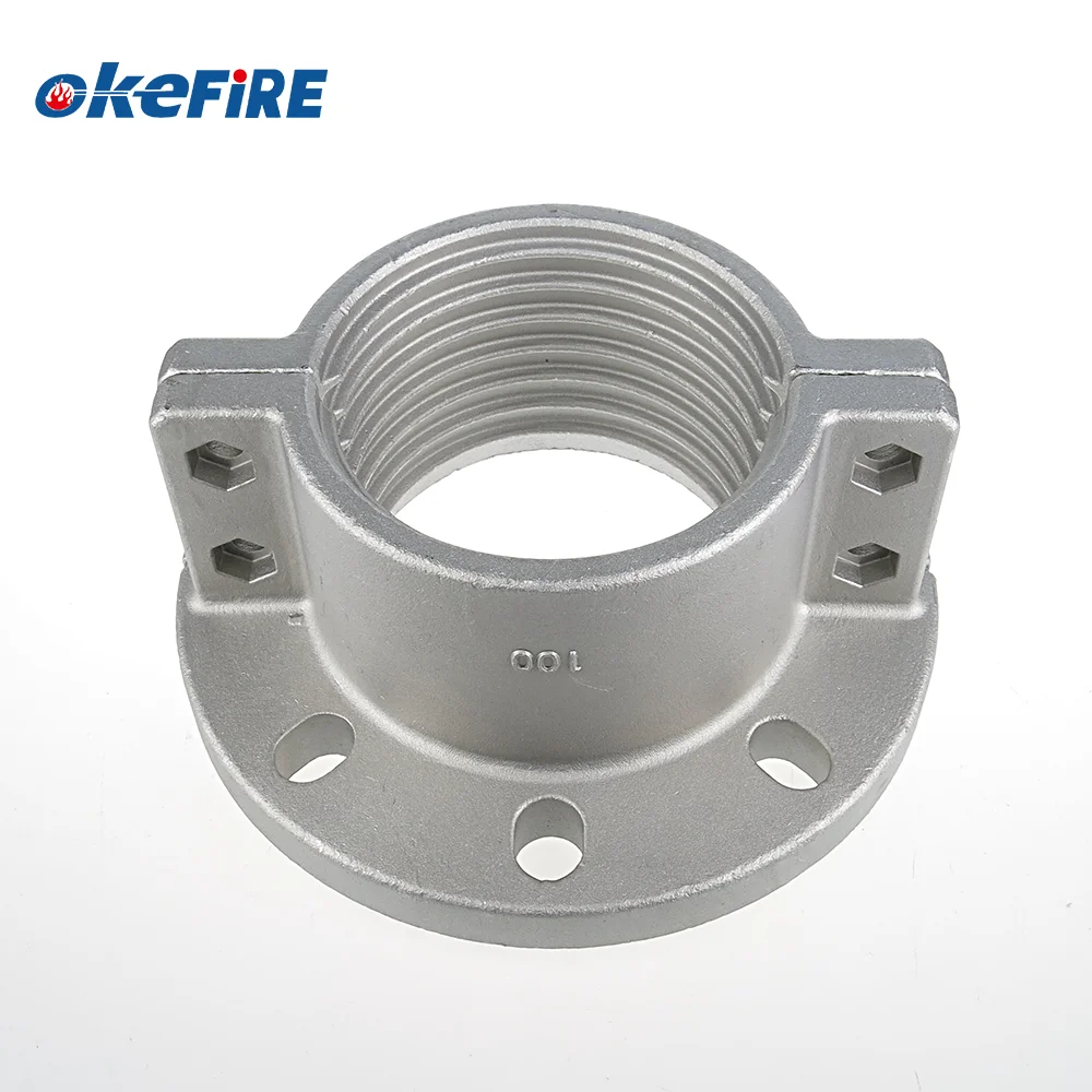 Okefire Aluminum Flange Safety Hose Pipe Clamp DN100 for Piping Fittings