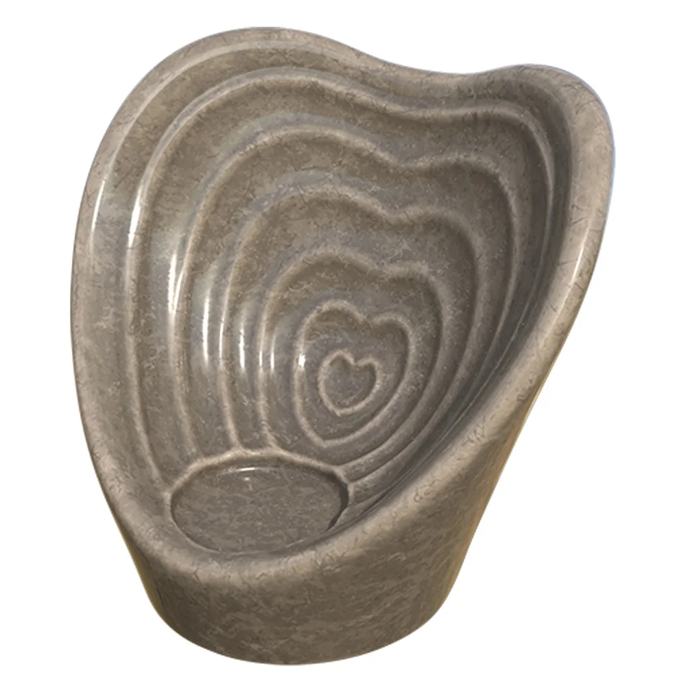 Bulk custom handmade high end adult baby human pet funeral memorial keepsake urns ceramic heart shape ash cremation candle urn